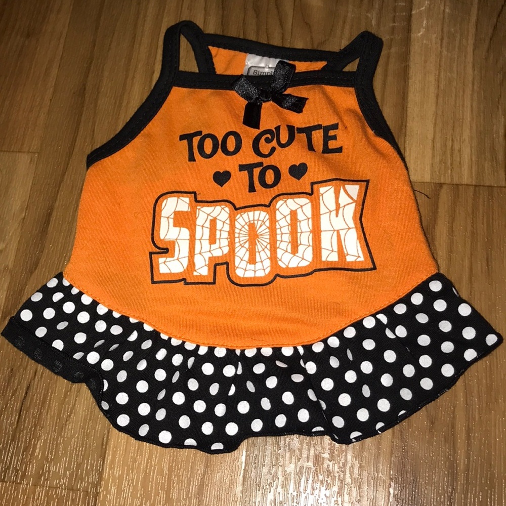 Halloween dog dress
